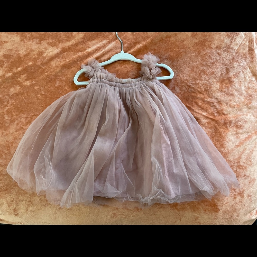 Tulle Dress for Baby Milestone Photoshoot